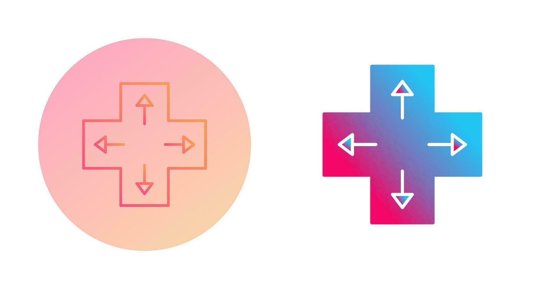 icono de vector de teclas de dirección únicas