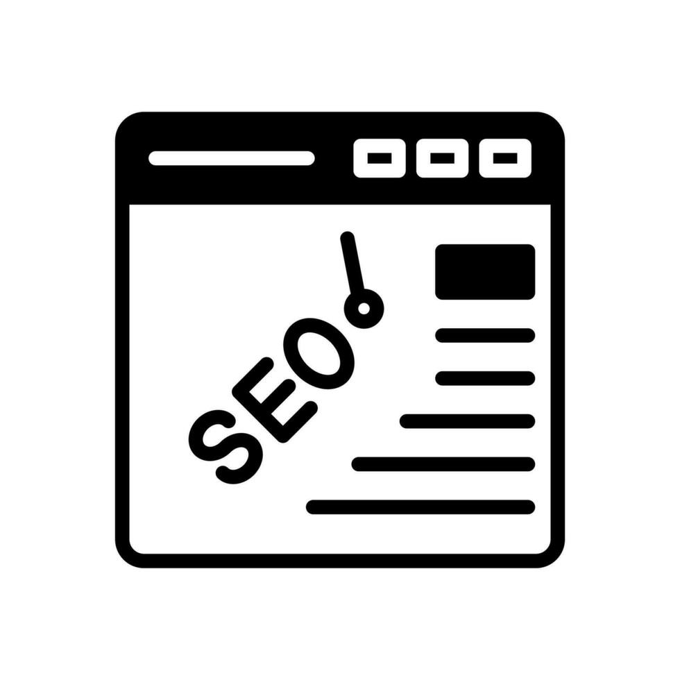 SEO Tag icon in vector. Illustration vector