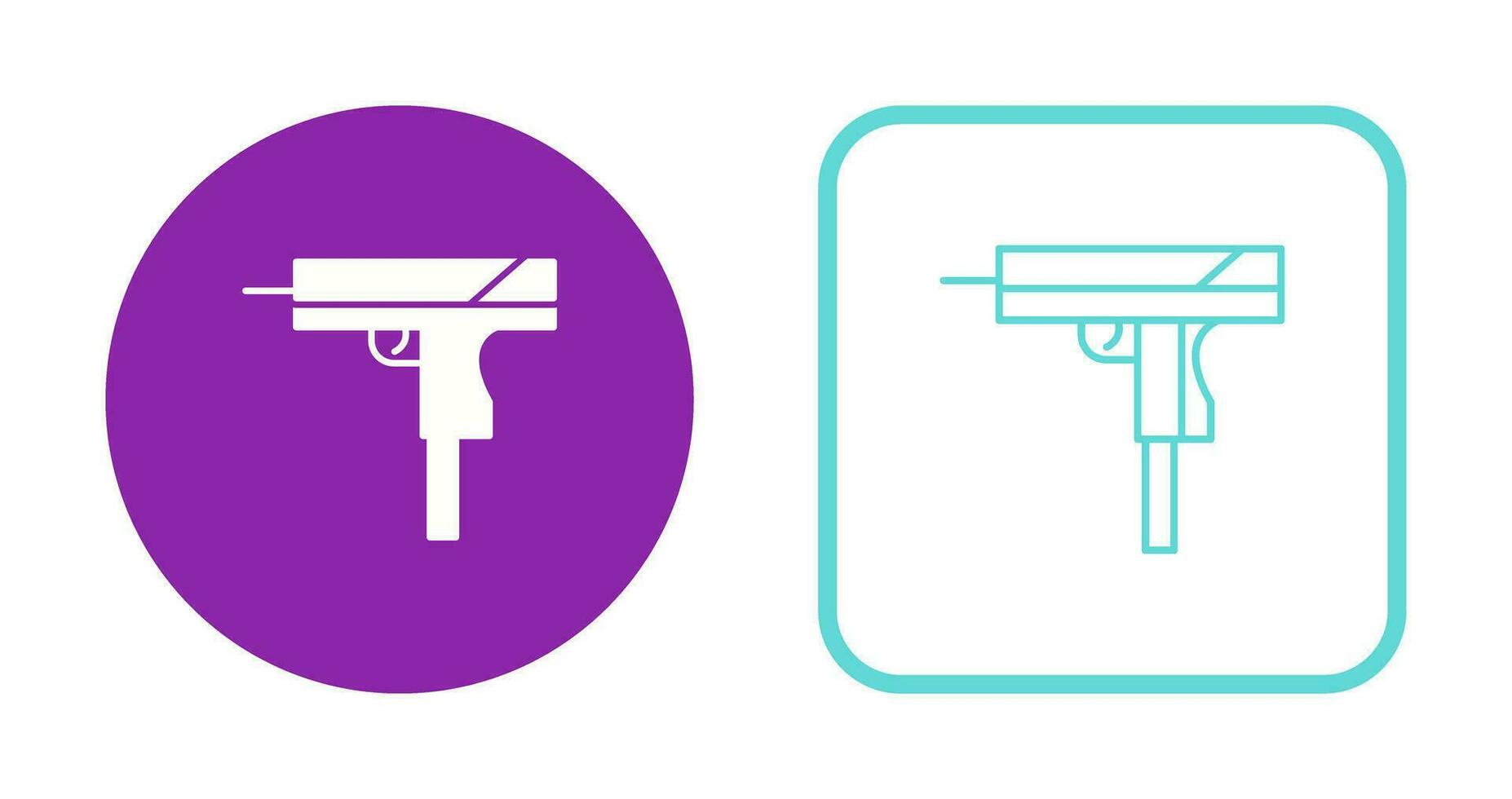 icono de vector de arma única