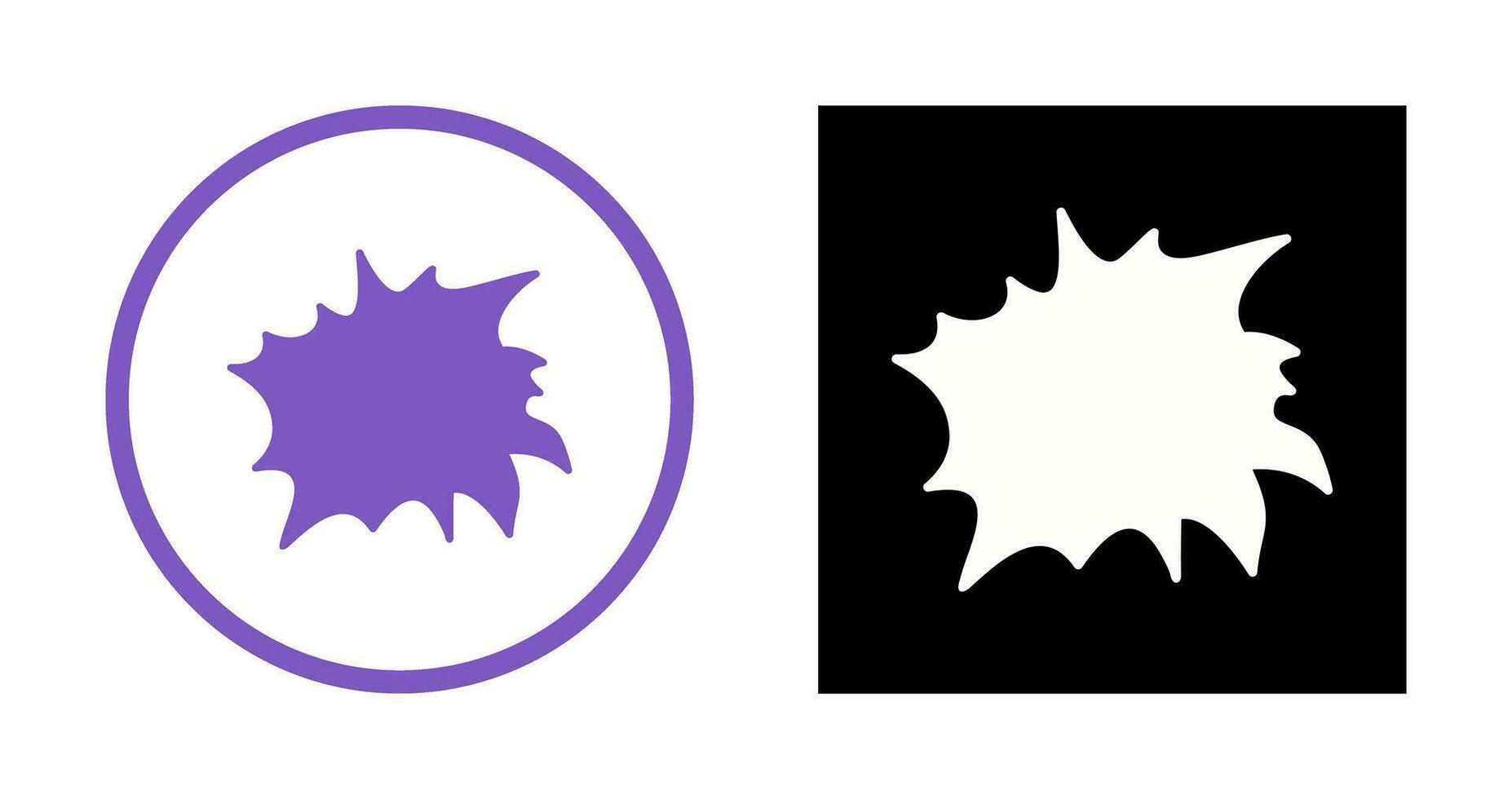 Unique Explosion Vector Icon
