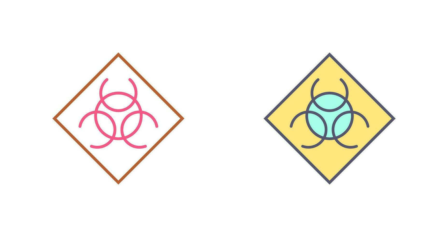 Biological Hazard Vector Icon