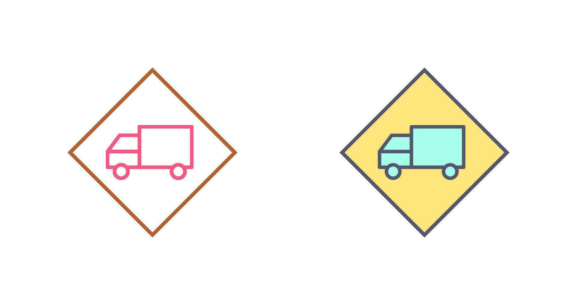 icono de vector de vehículo peligroso