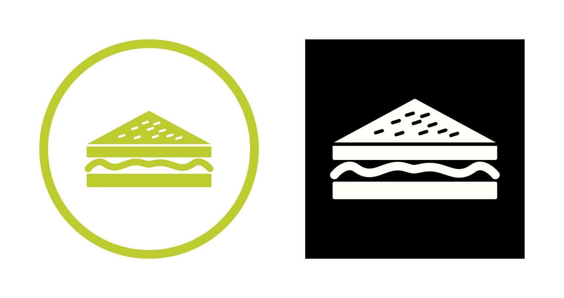 Unique Sandwich Vector Icon