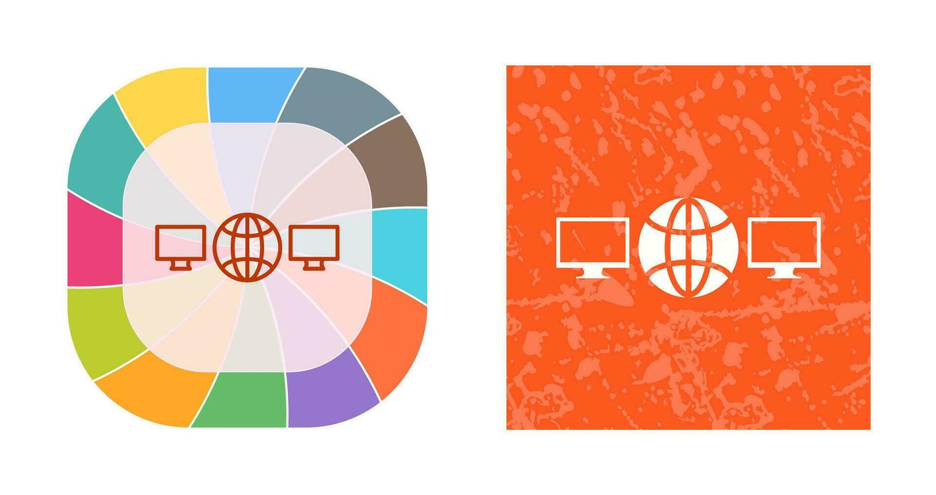 Unique Networks Vector Icon