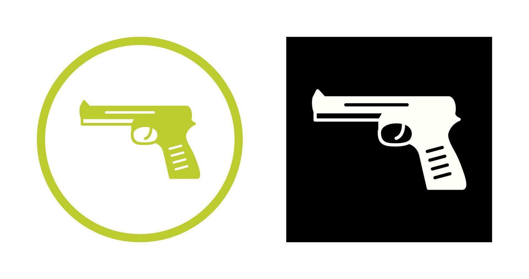 Unique Pistol Vector Icon