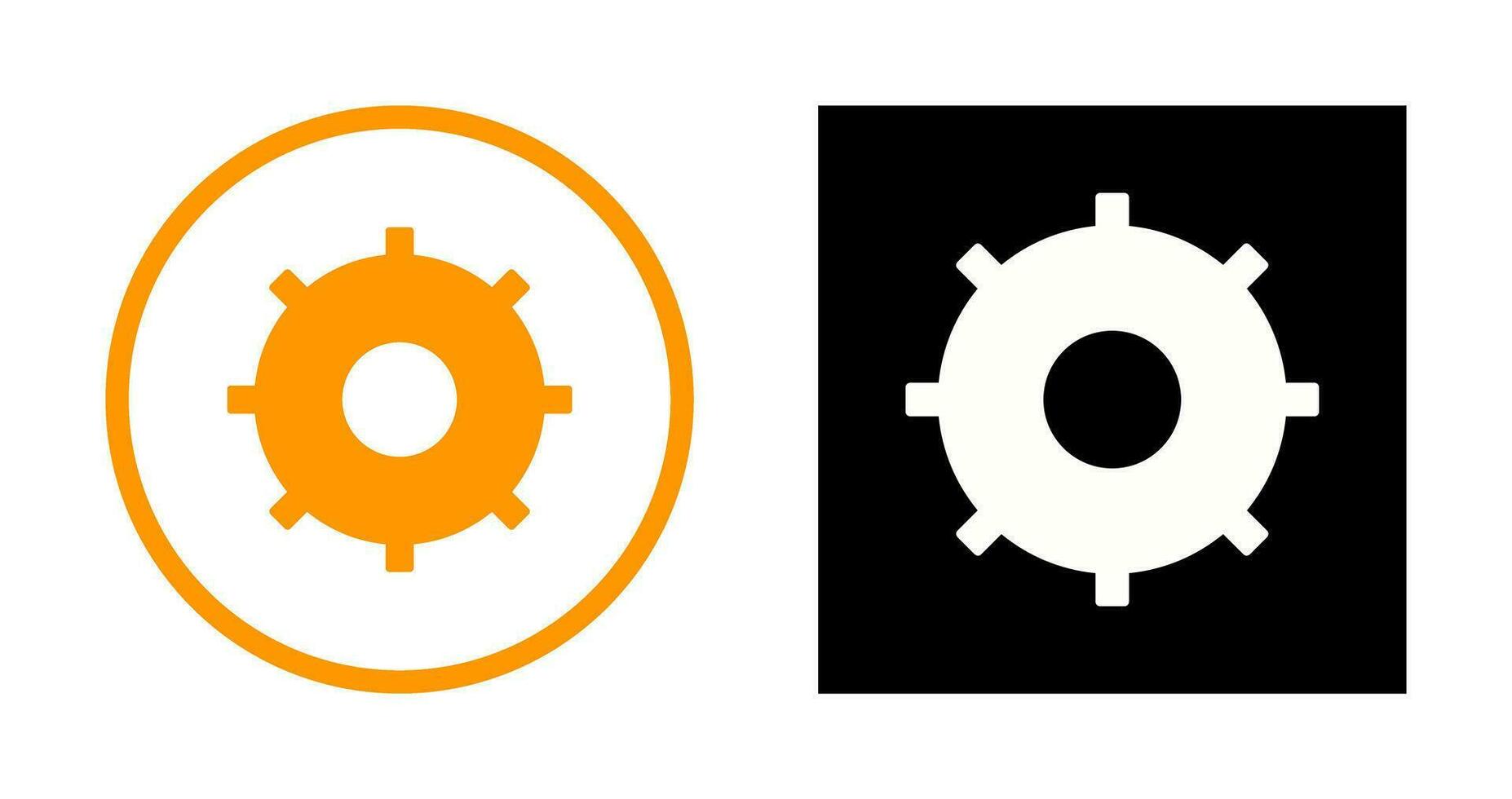 Unique Settings Vector Icon