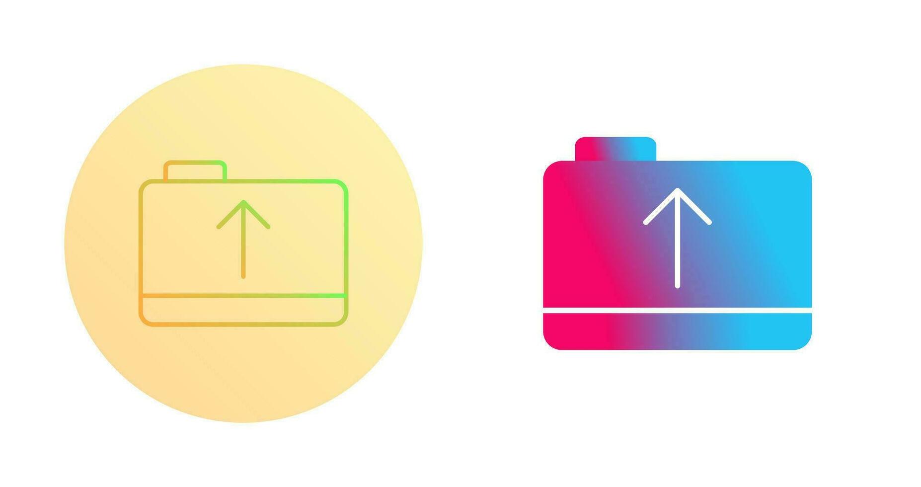 Unique Folder Vector Icon
