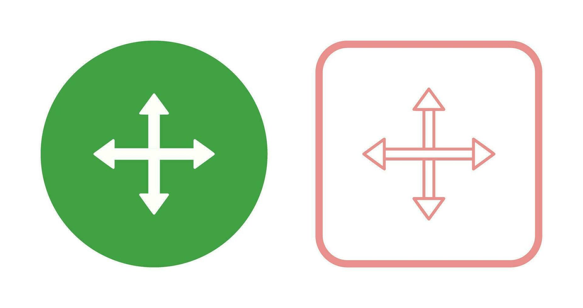 Unique Move Vector Icon