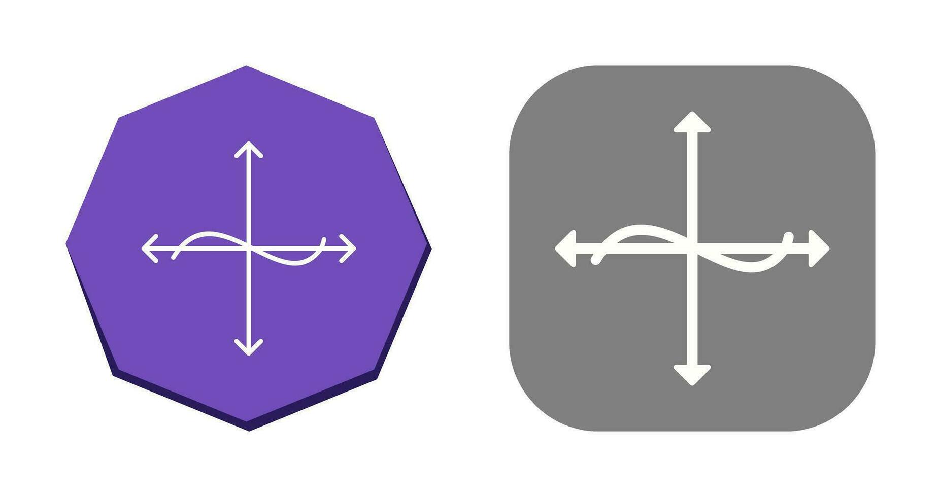 Unique Graph Vector Icon