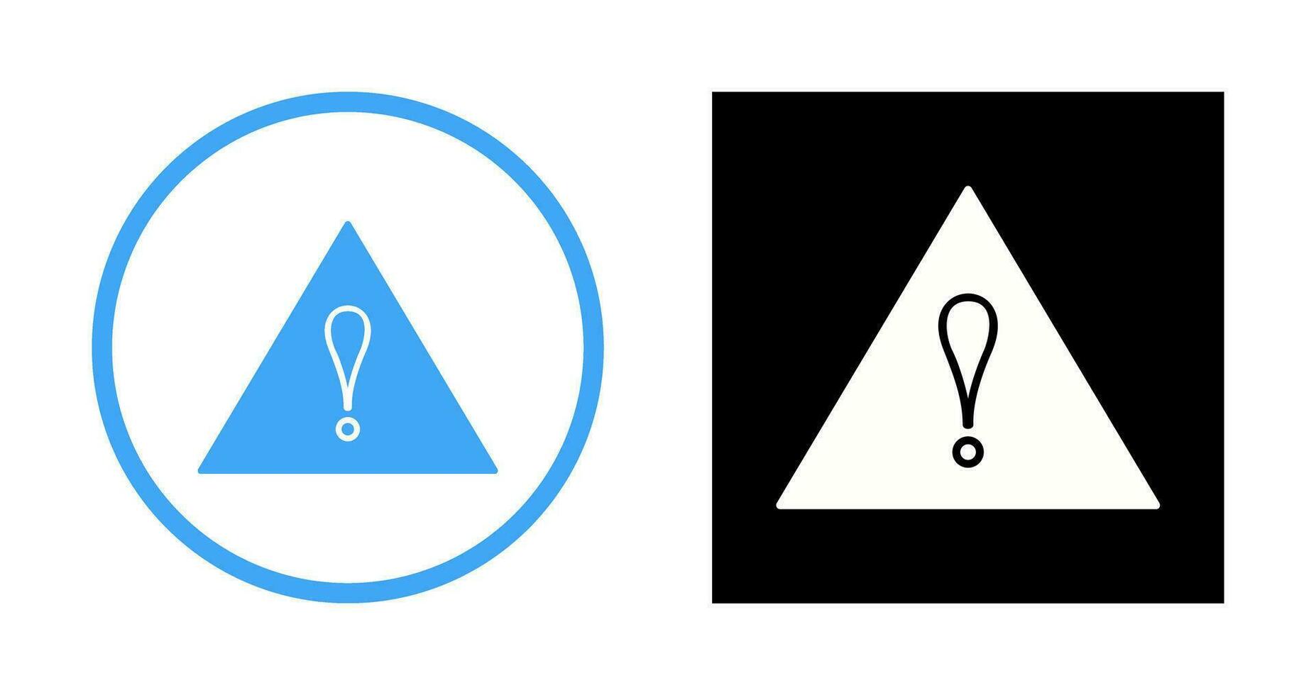 Unique Alert Vector Icon
