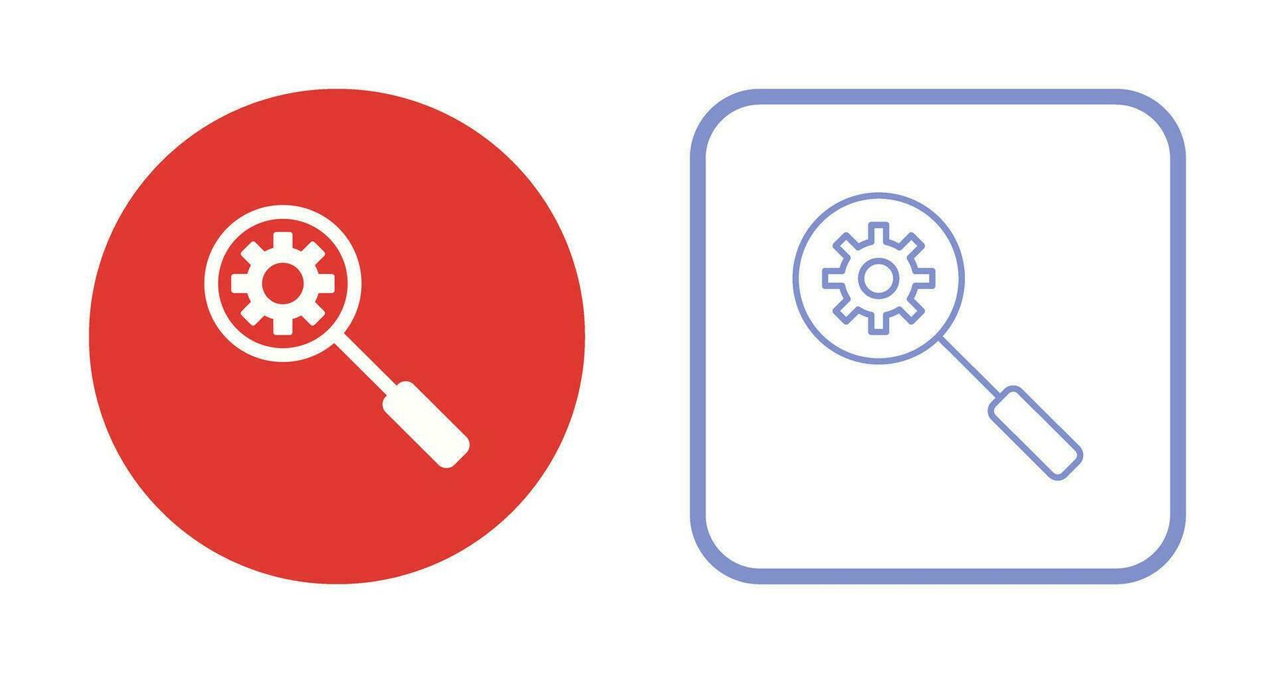 Unique Search Engine Optimizati Vector Icon