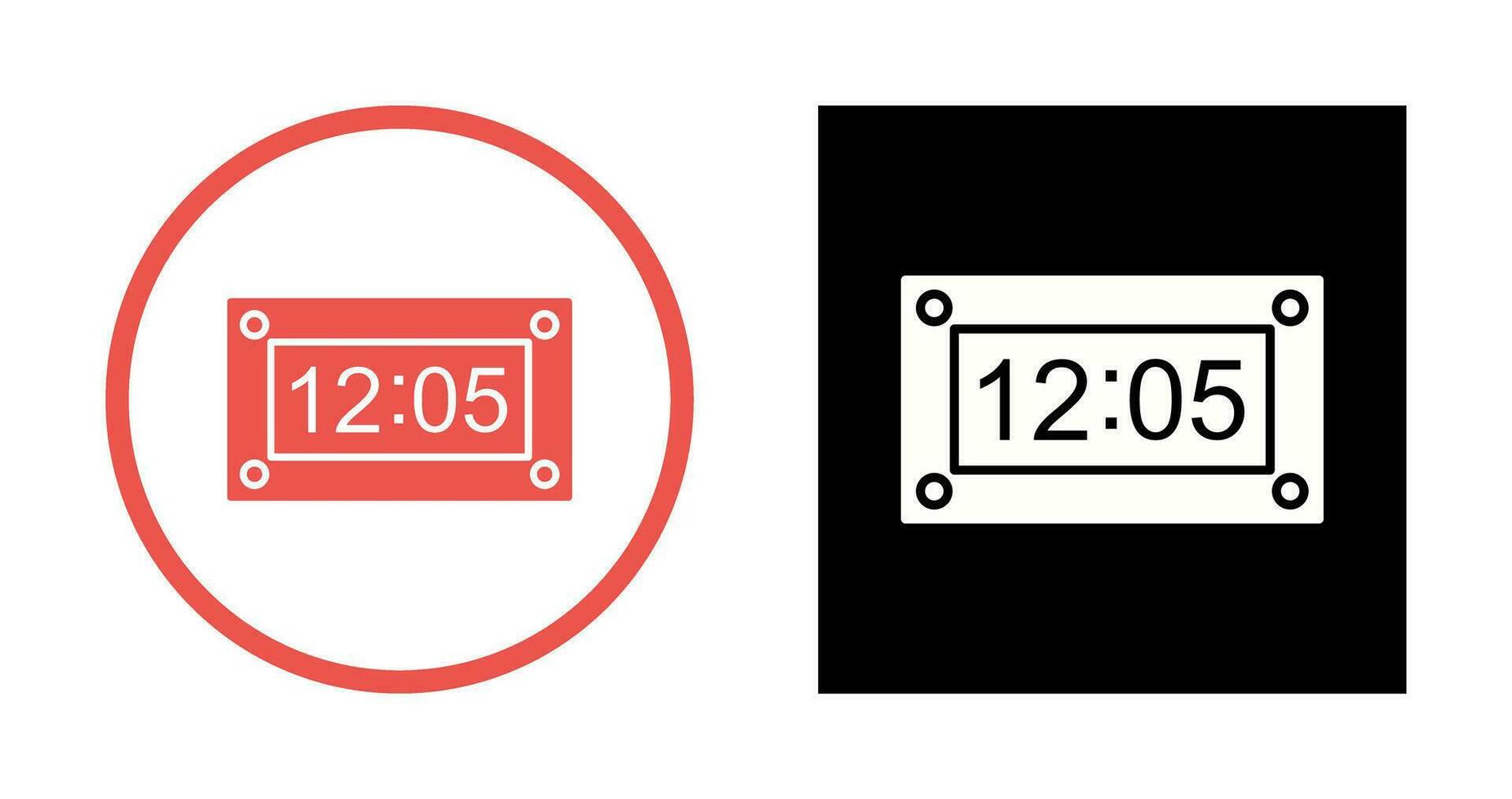 Unique Timer Vector Icon