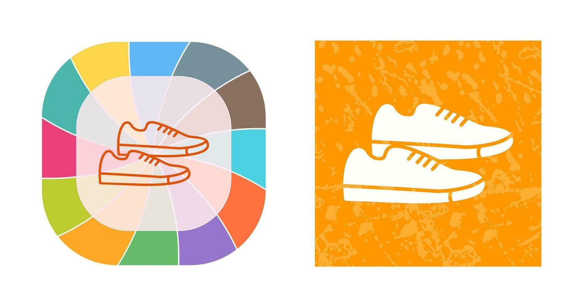 icono de vector de zapatillas