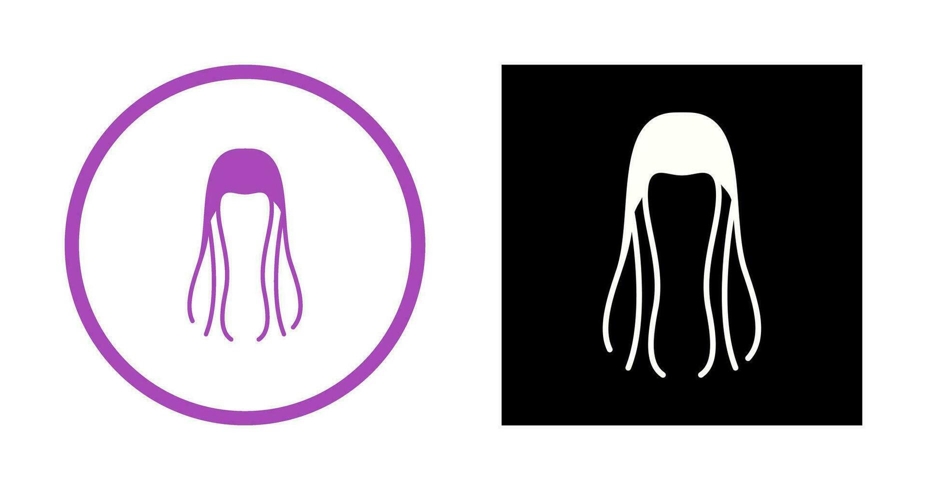 icono de vector de cabello