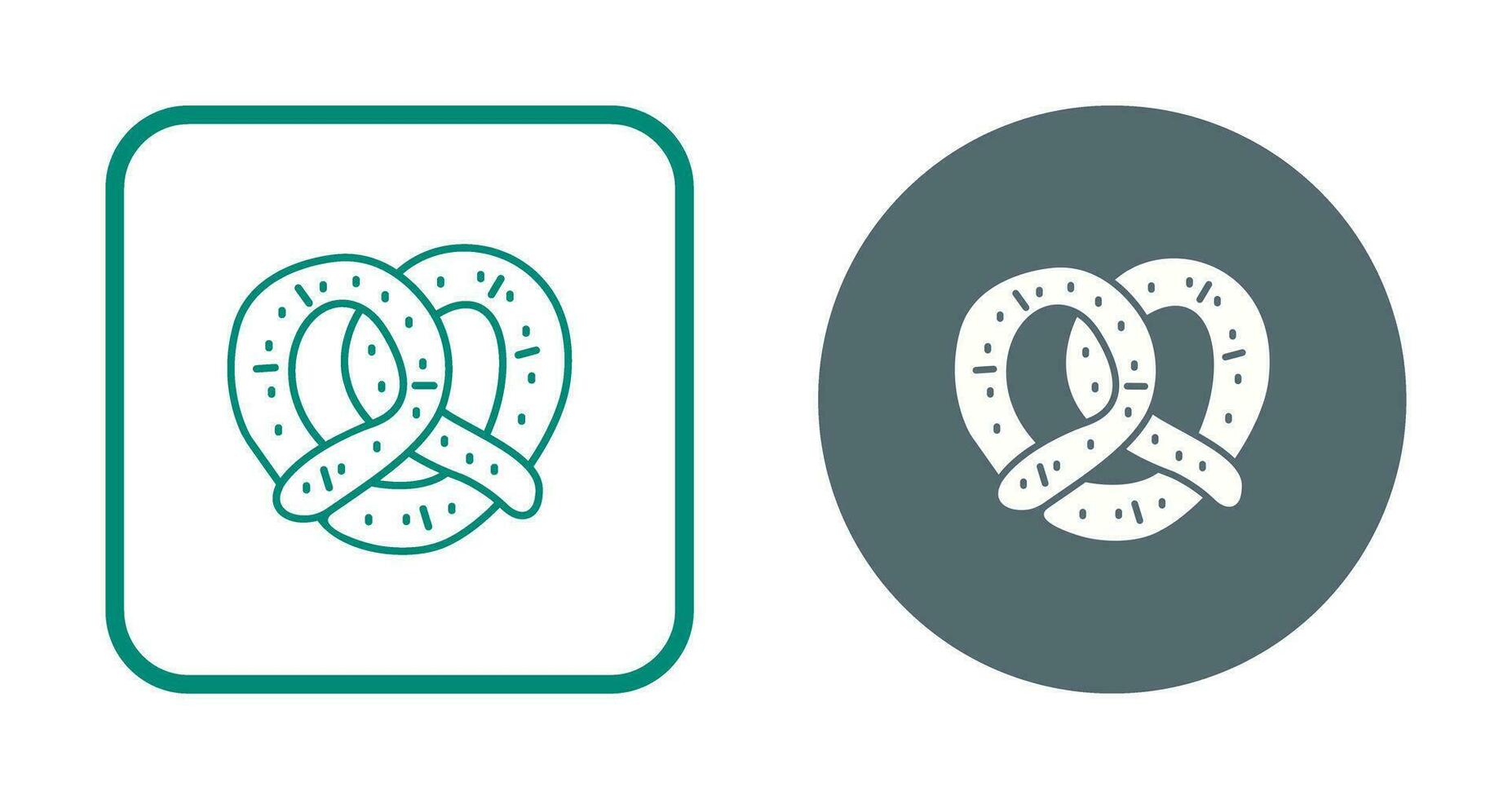 Pretzel Vector Icon