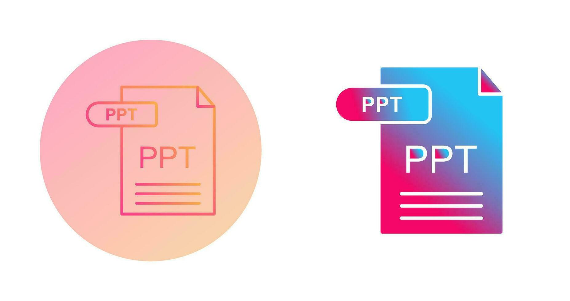 PPT Vector Icon