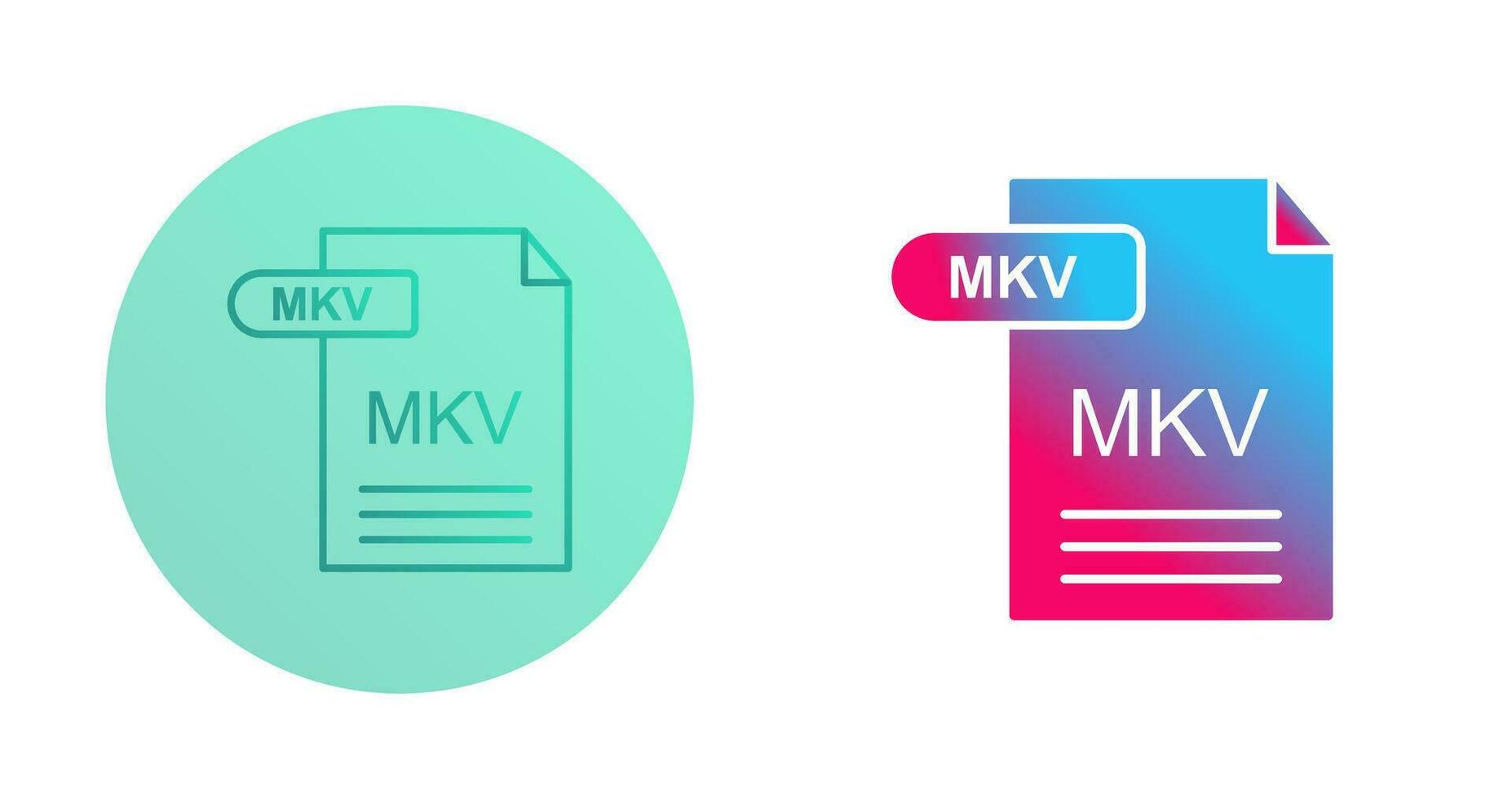 MKV Vector Icon