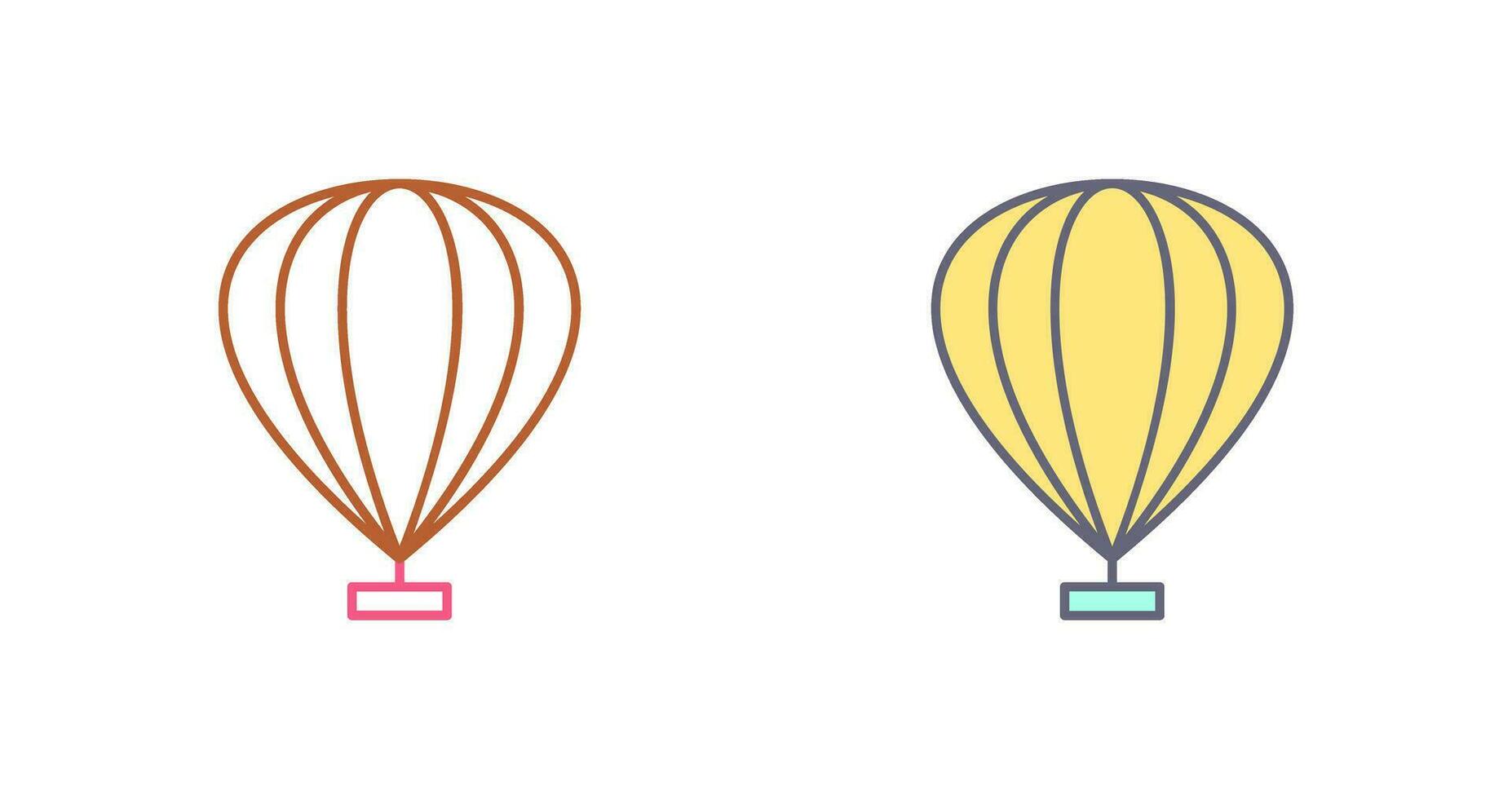 Hot Air Balloon Vector Icon