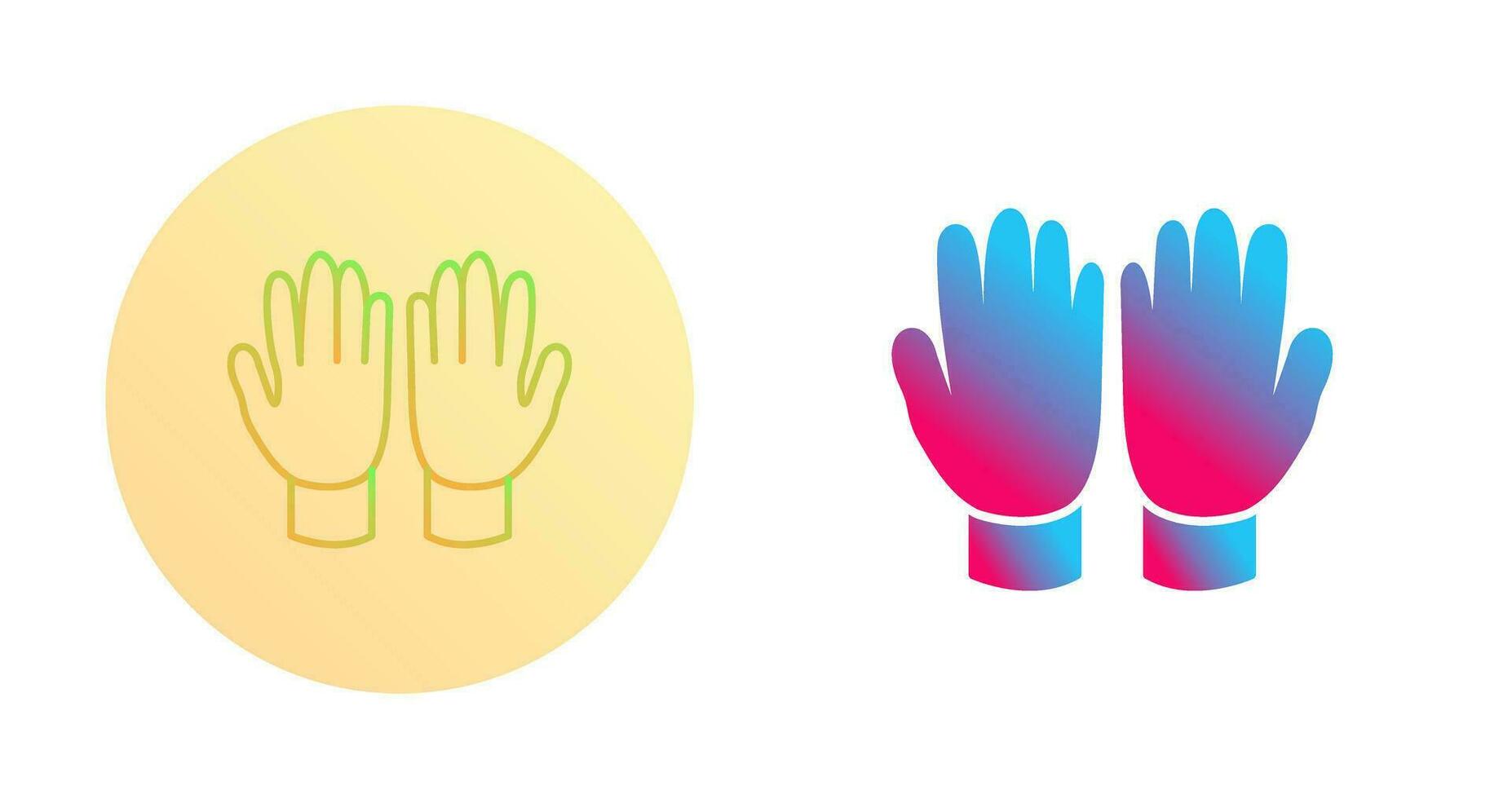 Gardening Gloves Vector Icon