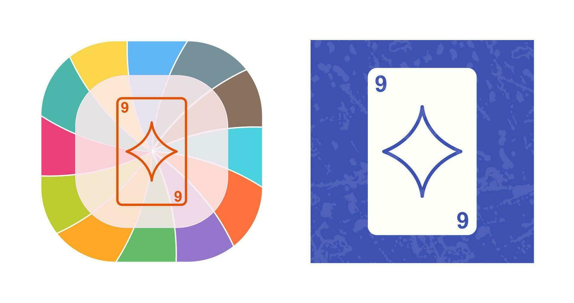 Diamonds Card Vector Icon