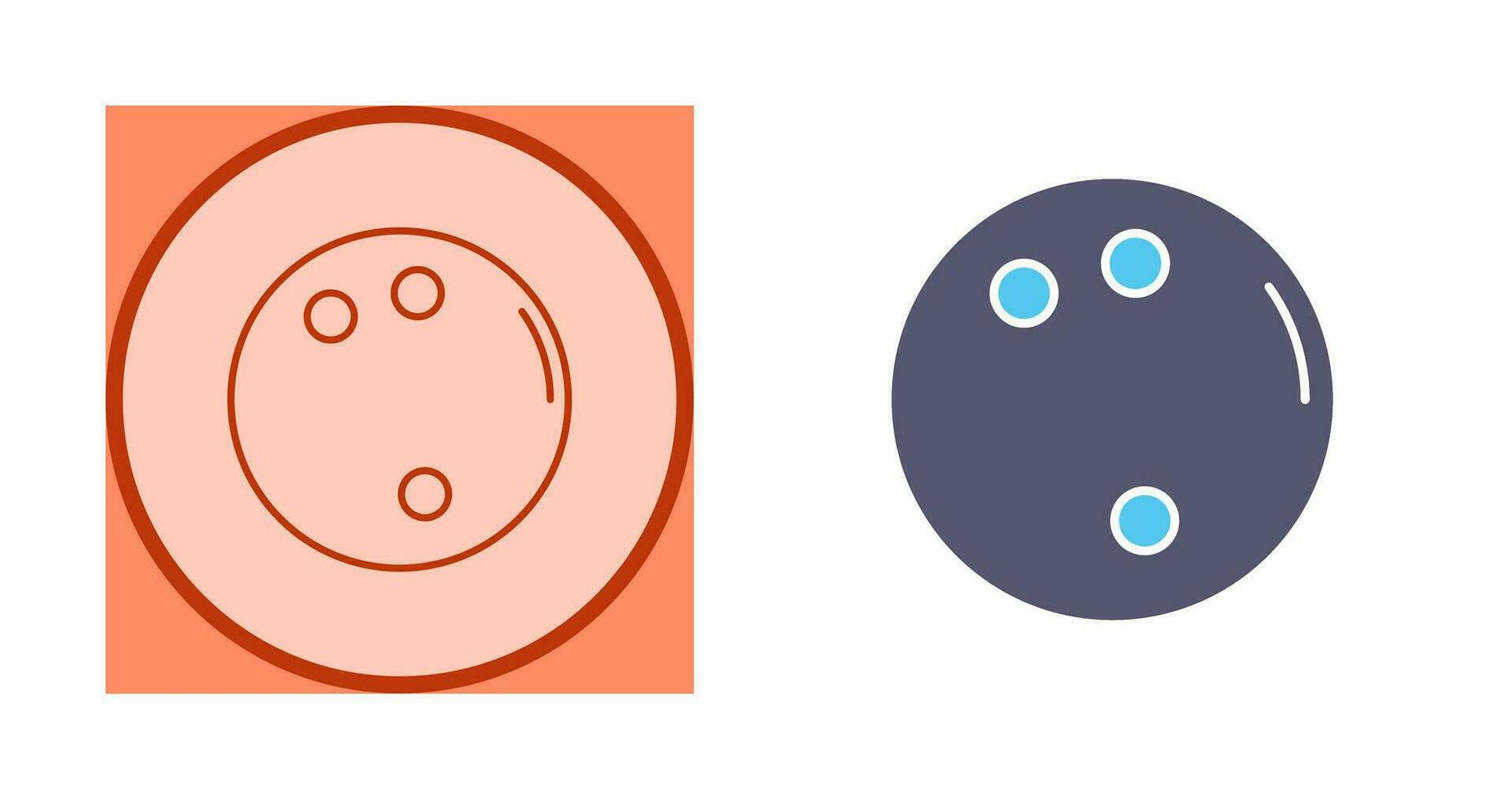 Bowling Ball Vector Icon