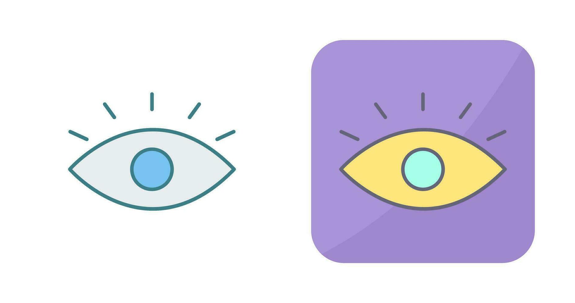 icono de vector de ojo