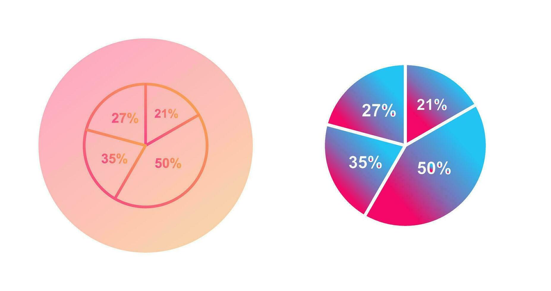 Pie Chart Vector Icon