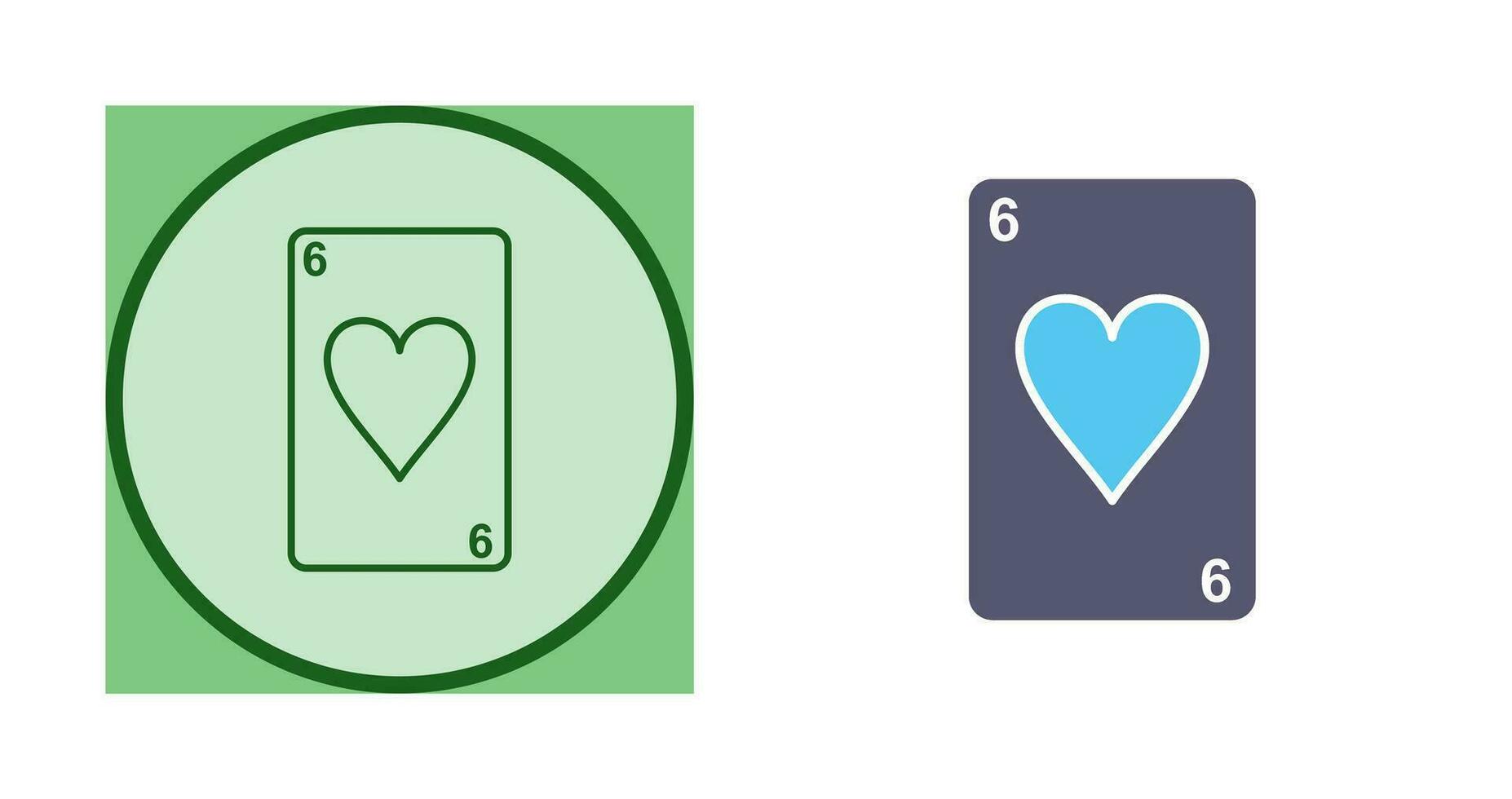 Hearts Card Vector Icon