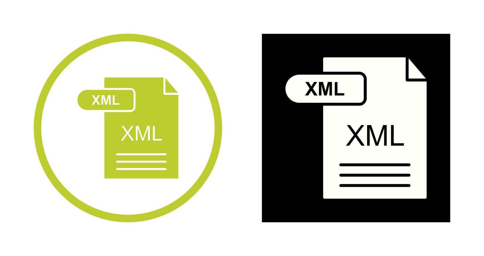 XML Vector Icon