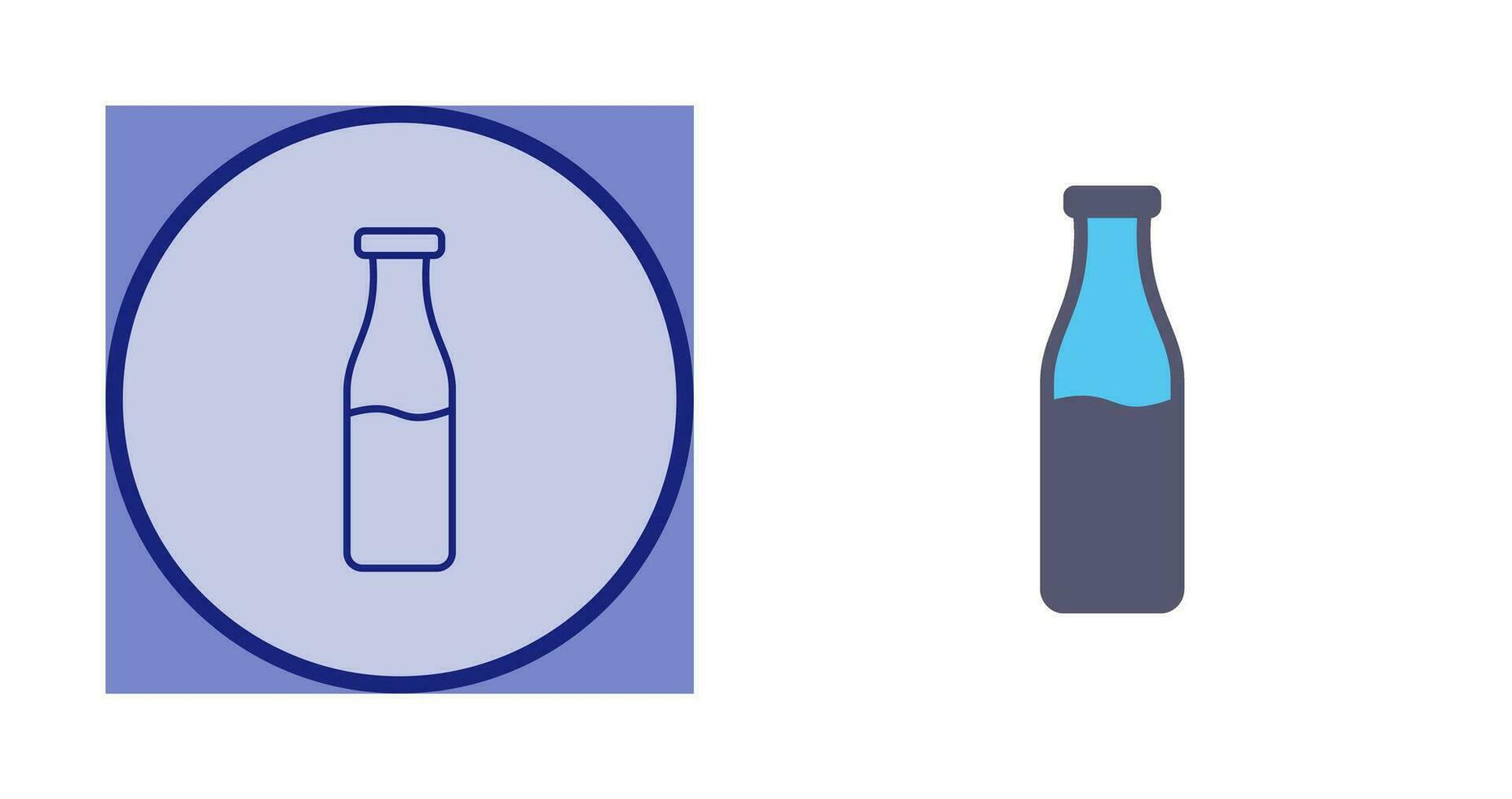 Milk Bottle Vector Icon