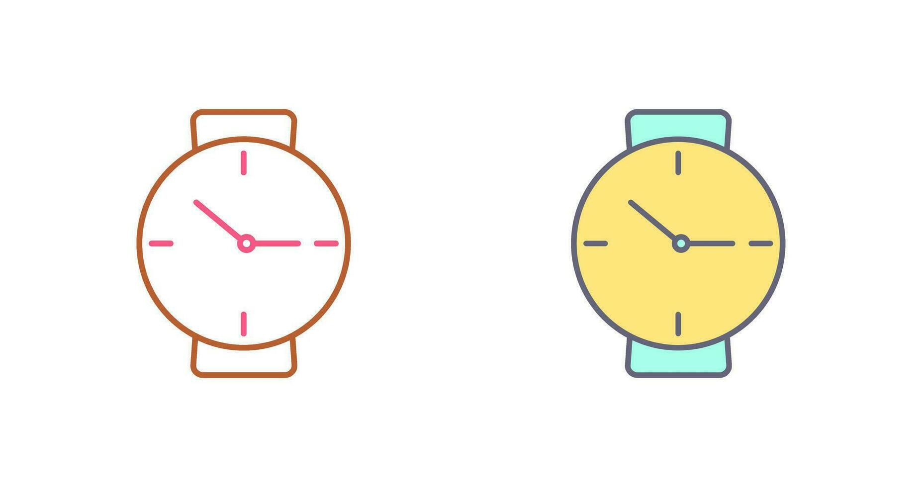 icono de vector de reloj de pulsera