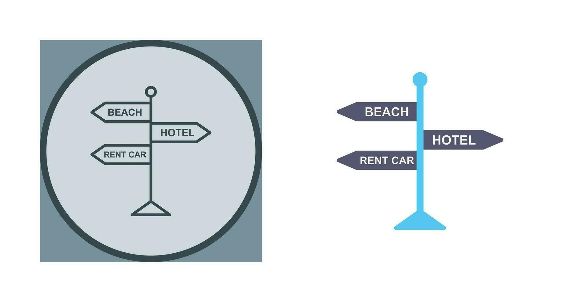 Signboard Vector Icon