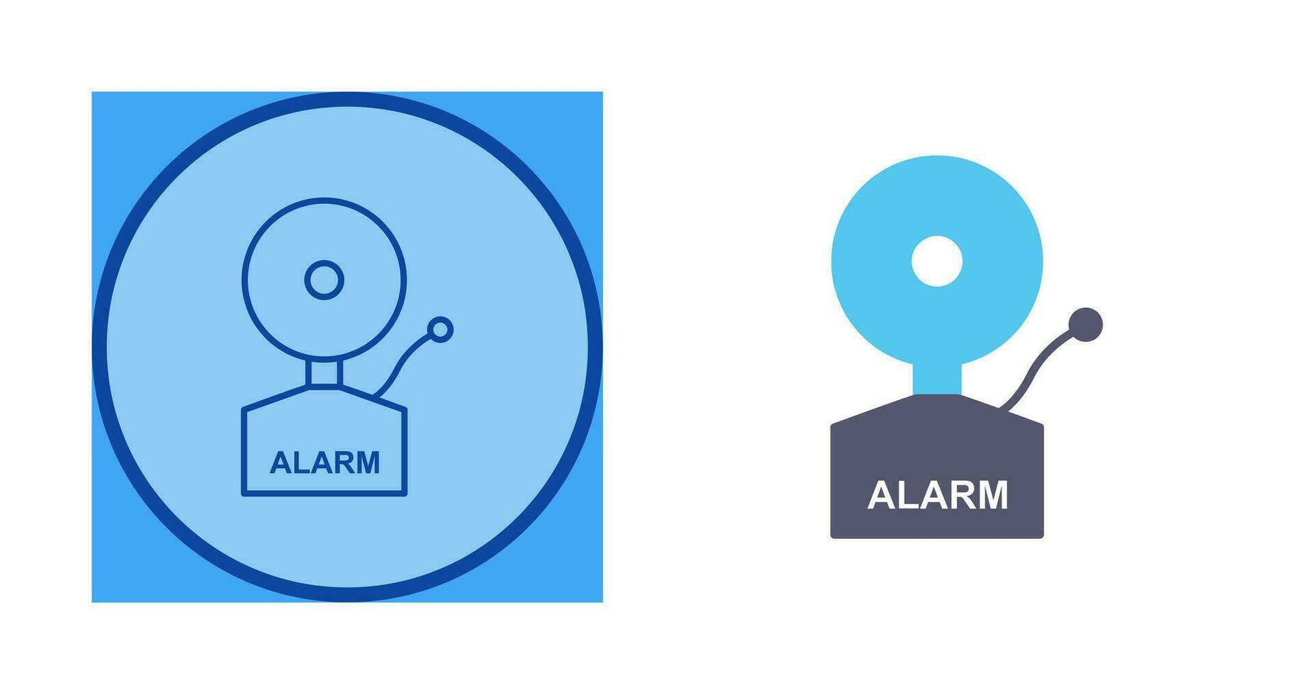 icono de vector de alarmas