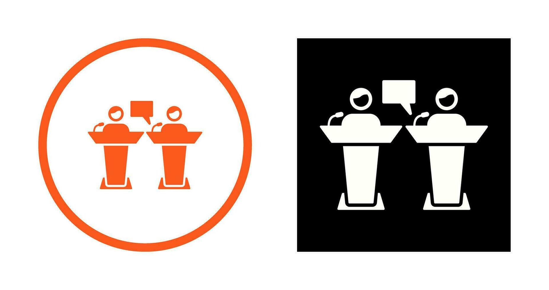 Debate Vector Icon