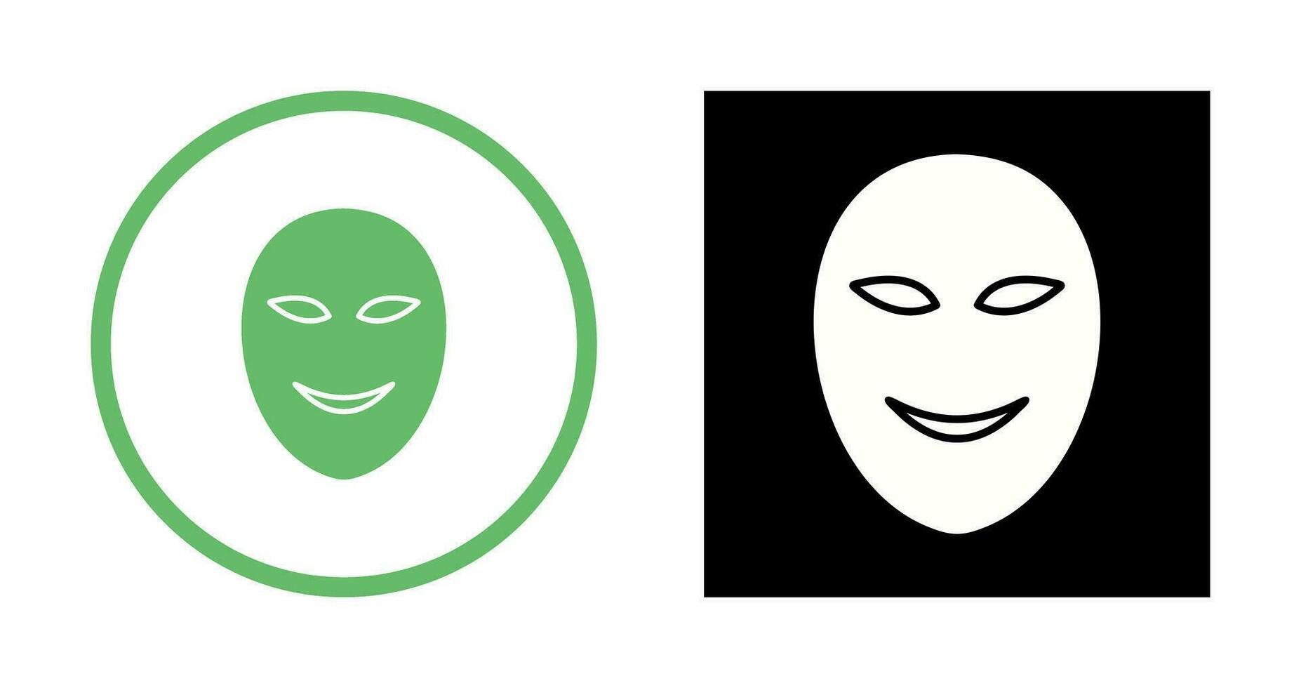 Ancient Face Mask Vector Icon