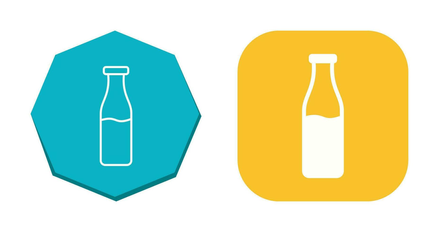 Milk Bottle Vector Icon