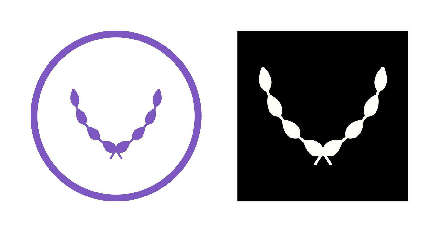 Leaves Wreath Vector Icon