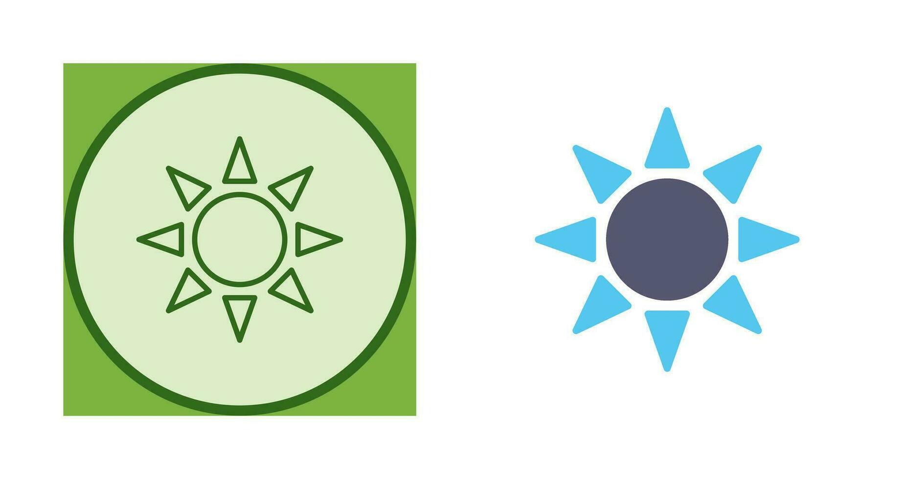 UV Radiation Vector Icon