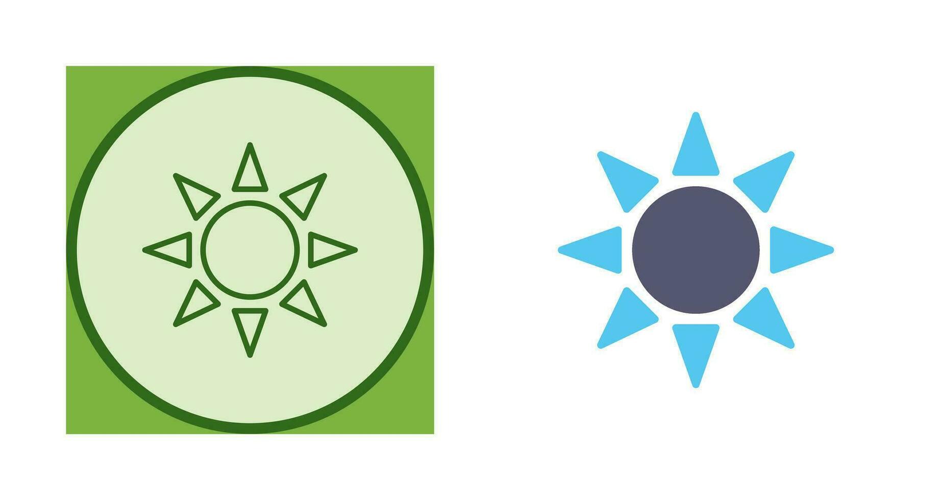 UV Radiation Vector Icon