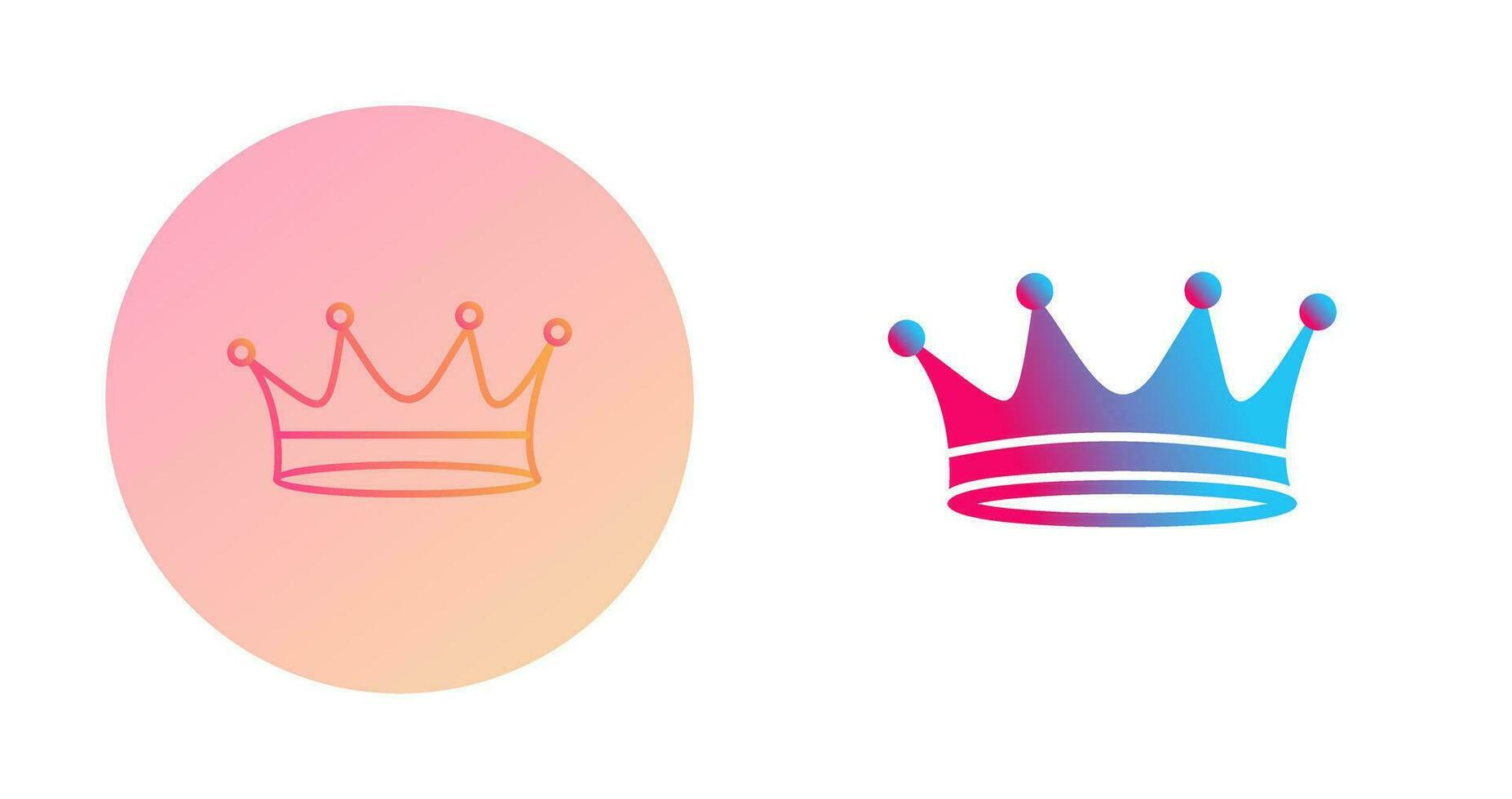 King Crown Vector Icon
