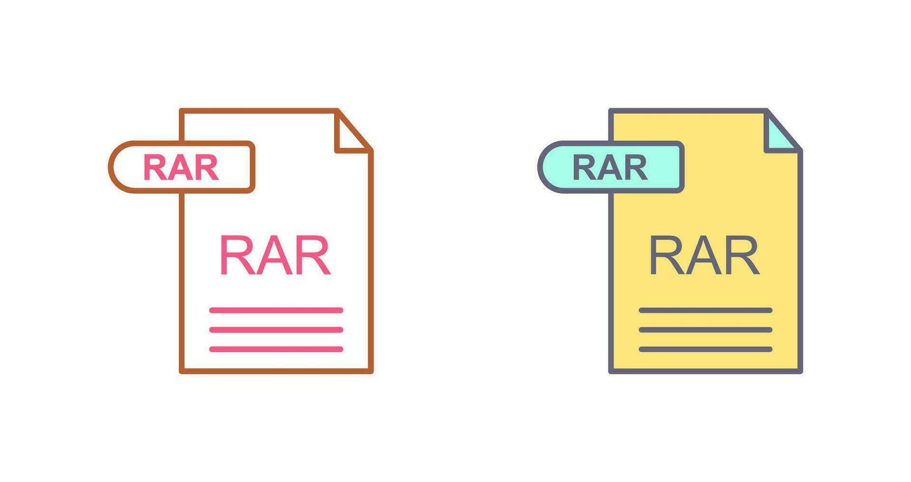 RAR Vector Icon