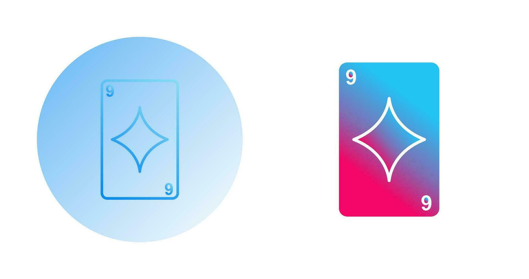 Diamonds Card Vector Icon