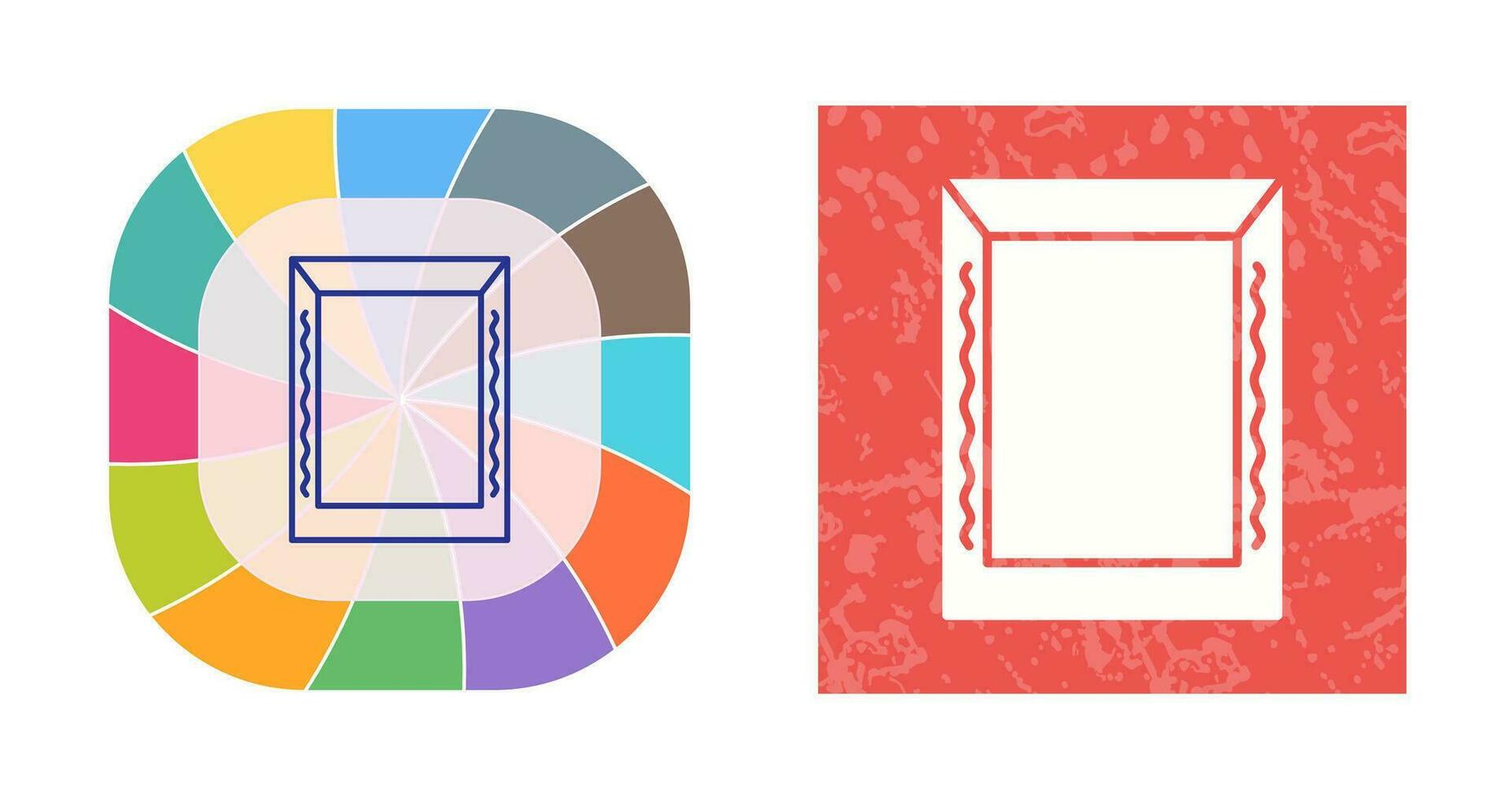 Unique Frame Vector Icon