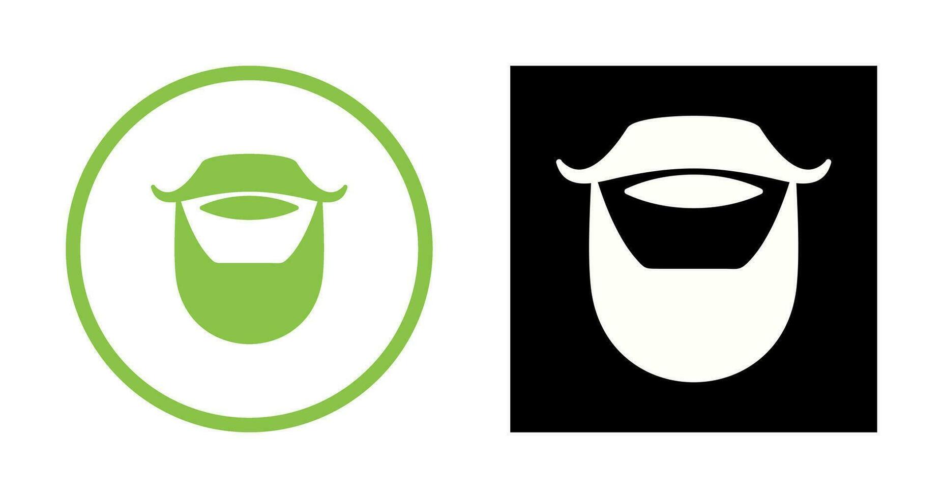 Beard and Moustache Vector Icon