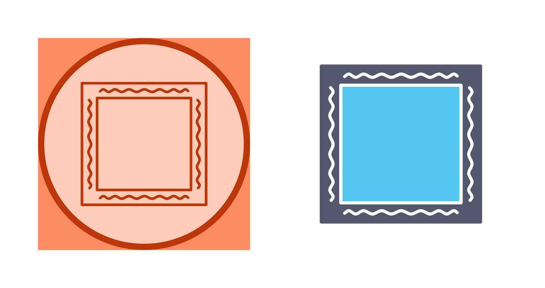 Unique Frame Vector Icon