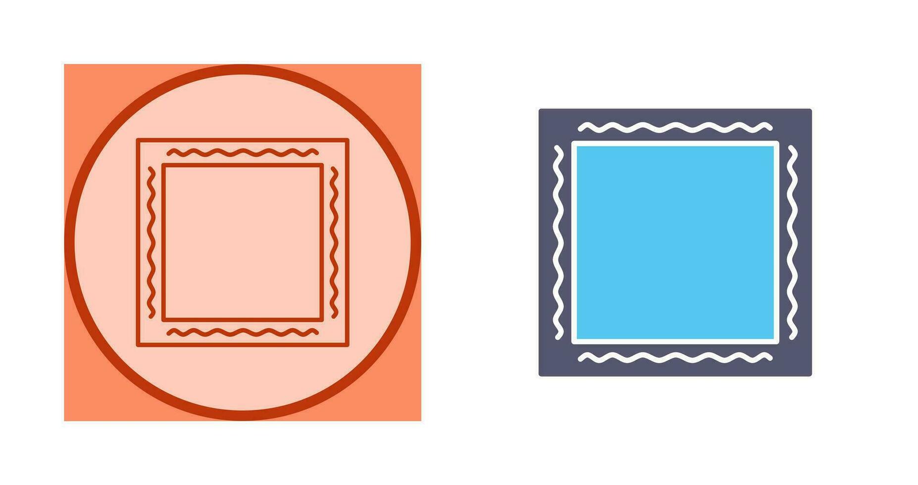 Unique Frame Vector Icon