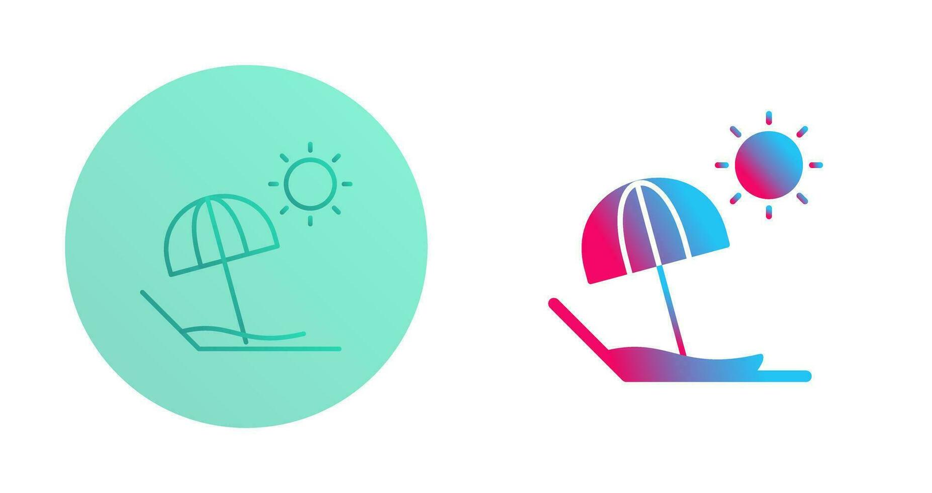 Beach Vector Icon