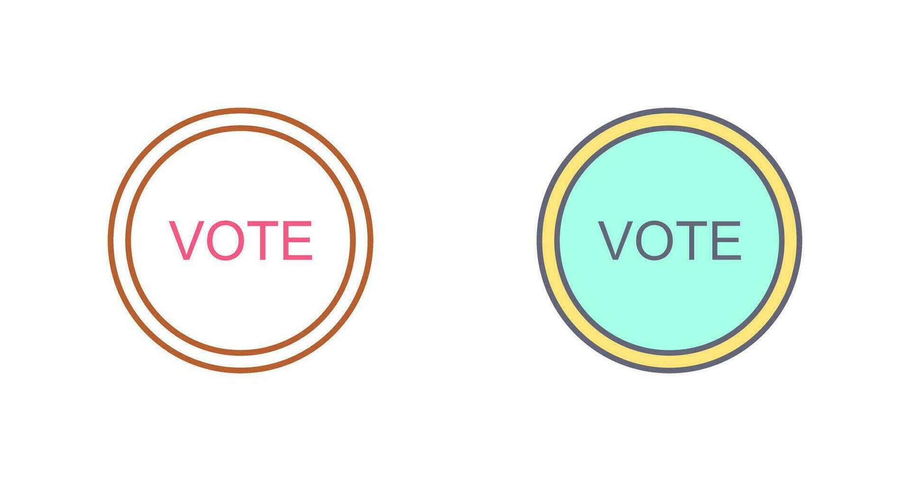 Vote Link Vector Icon
