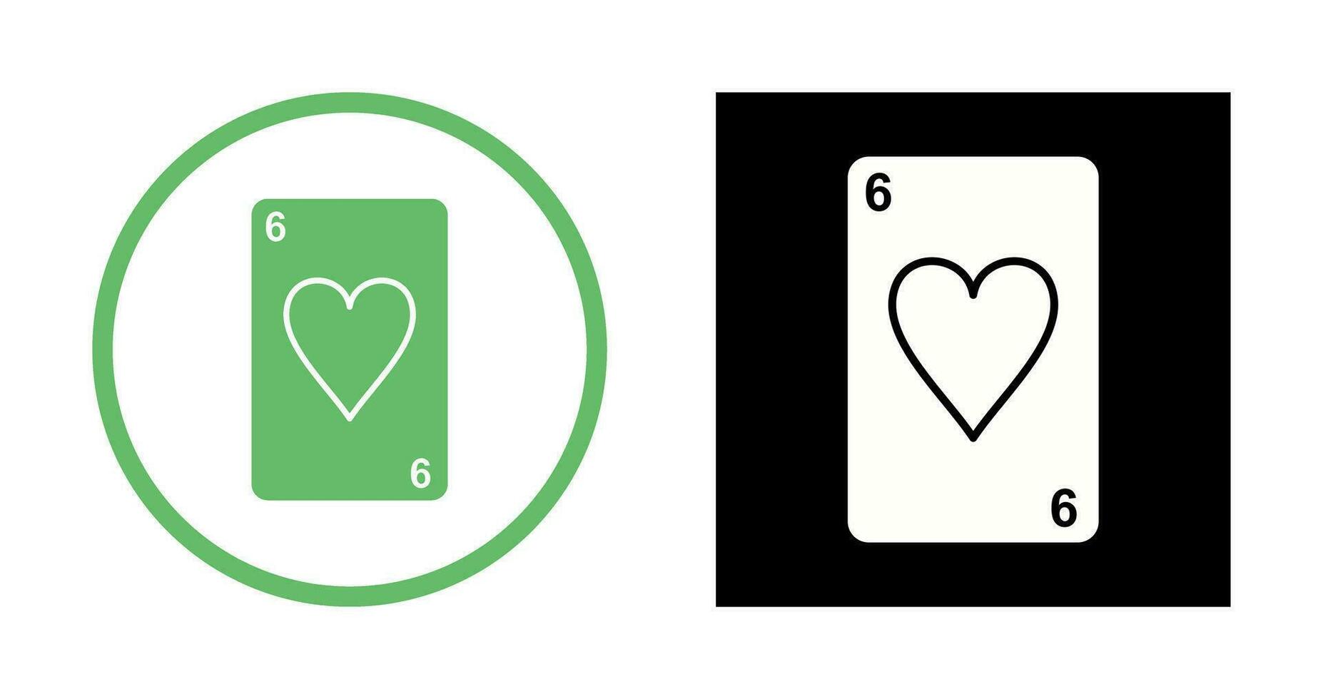 Hearts Card Vector Icon