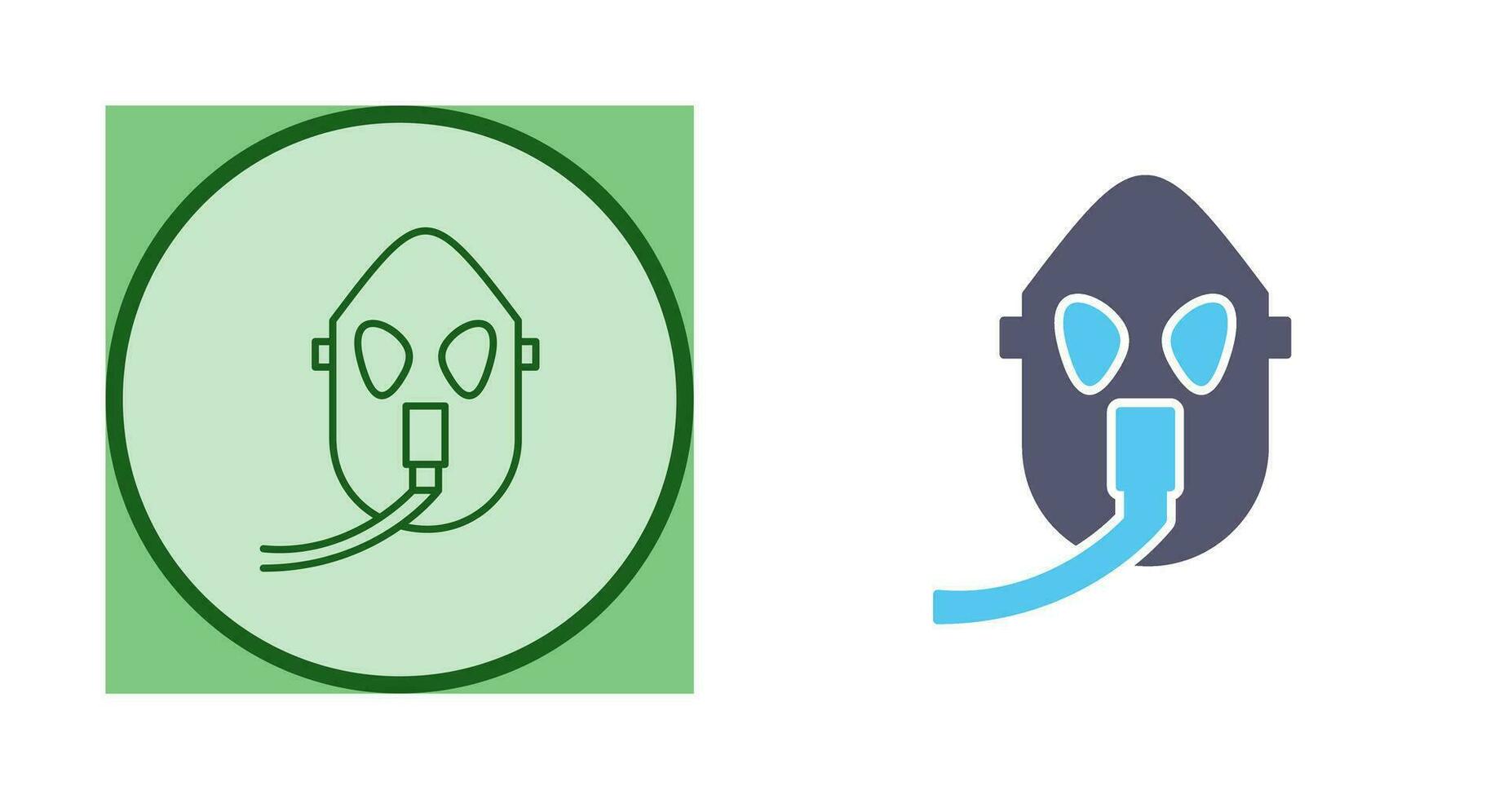 Unique Oxygen Mask Vector Icon